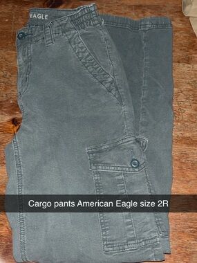 American Eagle Outfitters Men's Cargo Pants - dark green